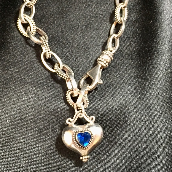 Brighton Sterling Silver Necklace and Bracelet Set - Picture 1 of 8